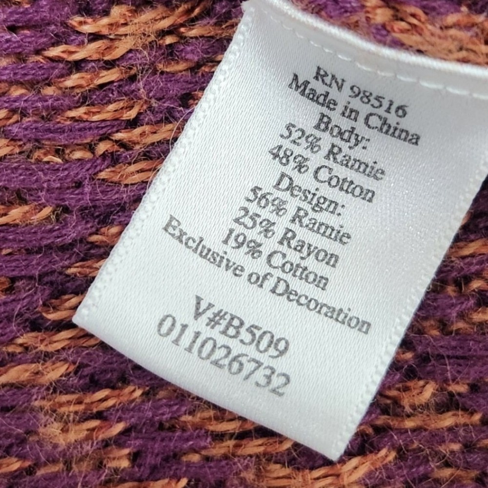 Coldwater Creek Embroidered Tapestry Cardigan Jacket Boho - Picture 6 of 11